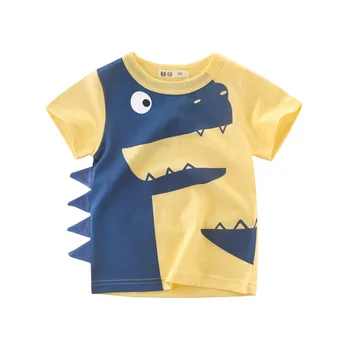 3-8Y T-shirt Pentru Baieti tricou Forma de Dinozaur Copii Haine Jurassic Fete Tricouri Pentru copii cu Maneca Scurta Top Tee