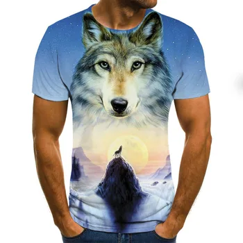 Urangutan model 3D T-shirt cu maneci scurte de vara barbati de moda de top animal print 3DT cămașă îmbrăcăminte pentru bărbați