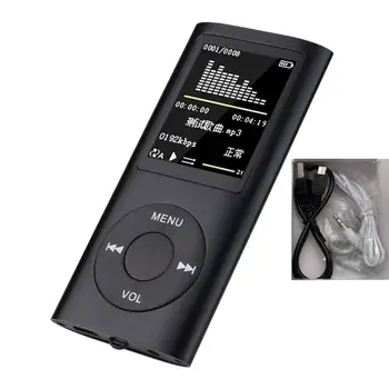 Colorate MP3 Player de Muzică HIFI MP3 Player Digital Ecran LCD de Voce de Înregistrare Radio FM, Suport pentru mai Multe Limbi+