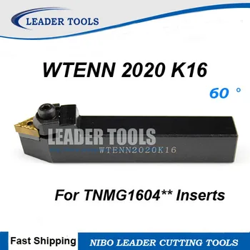 WTENN2020K16 CNC de cotitură suport instrument, instrumente de cotitură Externe,Strung CNC instrumente de tăiere,WTENN Suport pentru TNMG160404/08/12 Insertii