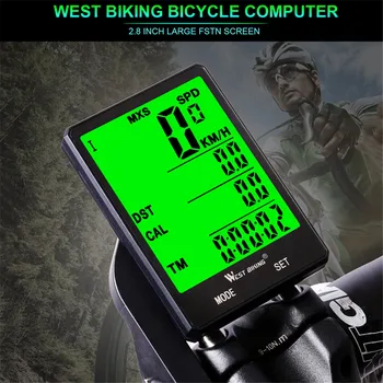 Drum de munte Biciclete fără Fir Cod de Masă Mare, Ecran rezistent la apa Vitezometru Bicicleta Calculatoare accesorios para bicicletas