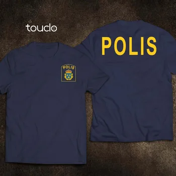 Moda NOUA Scandinavia, Suedia Polis Departamentul de Poliție de Servicii T-Shirt, Tee shirt