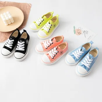 Unisex 2020 Copii Panza Pantofi Solide de Cauzalitate Pantofi pentru Copii Băieți tenis infantil Student Adidasi Copii Fete Pantofi Sport D06271