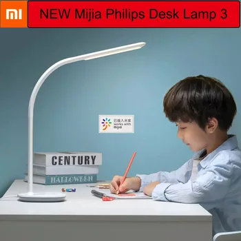Xiaomi Mijia Philips Lampa de Birou cu 3 LED-uri 3700K Wifi Smart Touch Dimmer Lampa de Birou Funcționează Cu Mijia app Control de la Distanță Telefonul
