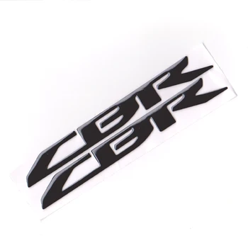 3D Ridica Insigna Emblema Decal Autocolant Pentru Honda CBR 300 600 1000 RR Curse de Motociclete de Combustibil Rezervor de Gaz Autocolante Moale Logo Eticheta 2 BUC