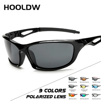 HOOLDW Epocă ochelari de Soare Polarizat Bărbați în aer liber, Pescuit, Camping, Drumetii Conducere Ochelari de protecție ochelari de Soare UV400 Ochelari de Oculos