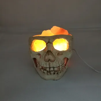 În 2020, Noul Hot-vânzare Stil European și American Craniu Pakiatan Cristal de Sare Himalaya Lampa USB Estompat Lumina de Noapte