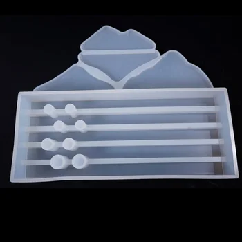 Mucegai Silicon Card De Stocare Pen Suport De Telefon Rășină Epoxidică Mucegai Rășină Decorative Ambarcațiunile De A Face Bijuterii