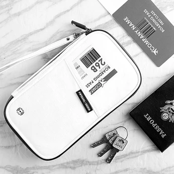 Brand de lux Portofel Pașaport Bărbați Deținător de Pașaport de Călătorie Portofel Barbati Huse Pentru Pașapoarte Caz pungă de Monede de Credit, Titularul Cardului RFID