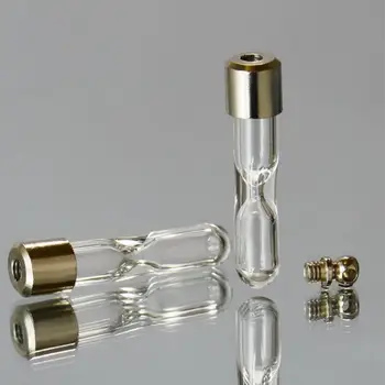 50pieces 30*6mm Clepsidra capac cu filet flacon de sticlă pandantiv in Miniatura care Doresc Sticla de ulei farmecul colier pandantiv numele sau orez