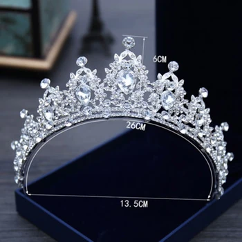Coreean Printesa Elegant De Cristal, Diademe, Coroane De Bandă Mare Stras Dragoste Bal Coroana De Partid Accessiories Diademă De Păr Bijuterii Noi