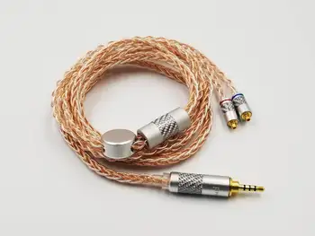 Penon CS819 OCC & placate cu Argint Amestecat Împletite HiFi Audiofil IEM Earbud Cască Cablu