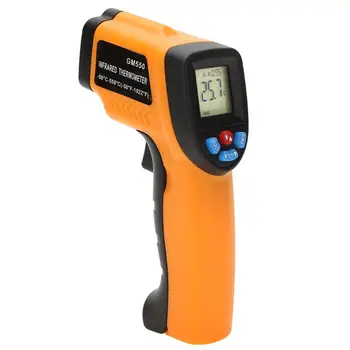 -50~550℃ Digital Termometru cu infraroșu Pirometru GM550 Industriale Arma Temperatura 875F