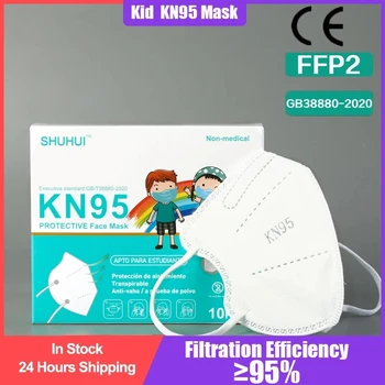 Copii Mască FFP2 Copii KN95 Masca Protectie Praf Respirabil CE Reutilizabile Băieți Fete Mascarillas FPP2 KN95 FFP2Mask Niños