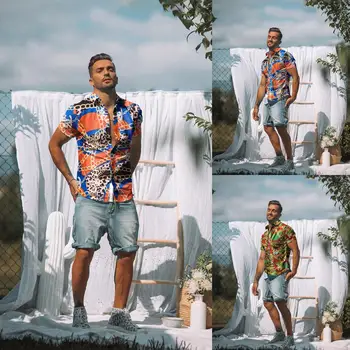 Camisa hawaiana de manga corta hombre para la moda de 2021 camisas de secado rápido de pe grande asiáticas... M-2XL informații