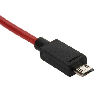 HAWEEL 2m Full HD 1080P Micro USB MHL + Conector USB la HDMI Adaptor HDTV Adapter Cablu Convertor Pentru Galaxy S II / i9100 / i91