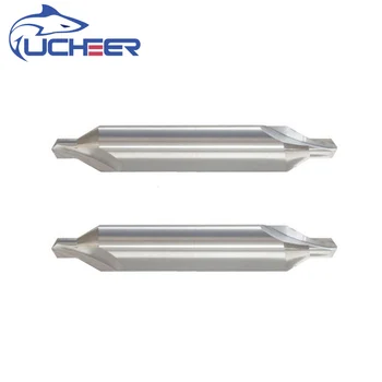 UCHEER Carbură Solidă-Un Tip Centru de burghie 60° Frezat milling cutter