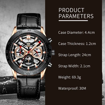 Gorben 2020 Moda Sport Cuarț Ceas Barbati Ceasuri de Lux din Piele de Afaceri Impermeabil Ceasuri Relogio Masculino QW019