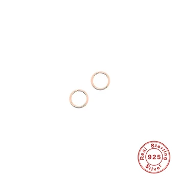 AIDE 2020 Nou Argint 925 Simplu Mini Piercing Bijuterii Aur Culoare Inel de Nas Hoop Cercei pentru Femei Fete Cadouri