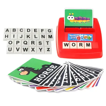 Fierbinte de Vânzare de Învățare Timpurie Jucării Literele Alfabetului englez Carduri de Ortografie Copil Educaționale de Alfabetizare Jucărie