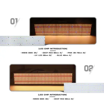 Samsung 240w condus 400buc PCBA cuantice bord, QB288 (490x95x1.6mm) PCB cu LM301B+660nm/LM561C S6 3000K diy planta cu led-uri cresc de lumină