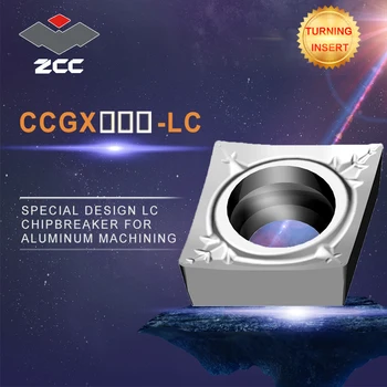 Strung CNC 10buc/lot CCGX LC CCGX0602 CCGX09T3 CCGX1204 acoperite cu carbură cimentat de cotitură insertii de aluminiu aliaj de titan oțel