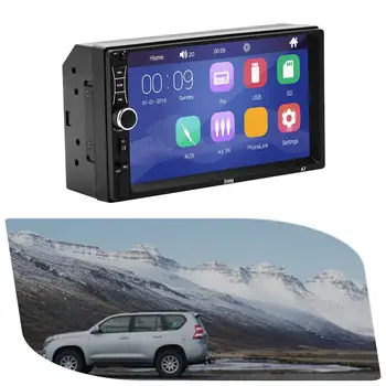 2 Din Masina cu echipamentele de redare Multimedia Navigatie GPS cu Harta de 7 inch Touch Screen, Wireless Radio MP3 MP5 Player Radio de Înaltă Calitate