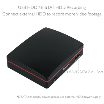 Doerguin 4CH TVI al XVI-CVI, AHD Analogic Network Video Recorder Digital 6 in 1 2MP Super-Mini DVR XMEYE App TF Card USB HDD Record
