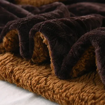 Maro pături de lână și aruncă Adult Gros Cald Pături de iarnă Acasă Super Moale plapuma de lux Pături Pe Pat cadouri de Craciun