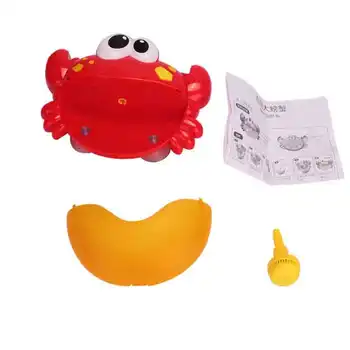 Bubble Crabi Baie Pentru Copii Jucărie Amuzant Baie Muzica Bubble Maker Piscină De Înot Cadă Săpun Mașină De Jucării Pentru Copii Pentru Copii Bubble Maker