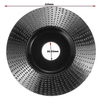 85/100/110mm Lemn Roata de Rectificat Polizor unghiular cu Disc de Sculptură în Lemn Disc de Șlefuire Abrazive Instrument de 16mm 22mm Teava