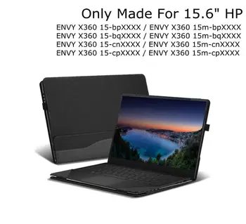 Caz Pentru Hp Envy x360 15-BP000/CN000/CP000/BQ000 Serie de Laptop din Piele PU Folio Stand de Protectie Hard Shell Acoperire