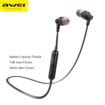 AWEI B990BL Căști fără Fir Bluetooth Căști Sport cu Cască Stereo Anulare a Zgomotului Căști Pentru iphone Telefoane Samsung Telefoane
