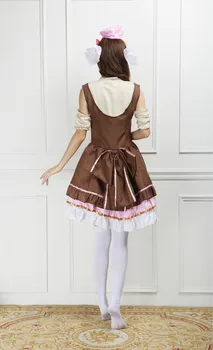 Dragoste Imagini De Dulce Funda Roz Fete Cosplay Costum Kawaii Femei Maid Dress Shool Majorete Uniforme Pentru Elevi