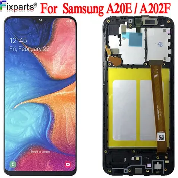 Pentru Samsung Galaxy A20e A202 A202F A202DS Display Touch Screen Digitizer Asamblare A202 A202F/DS Pentru SAMSUNG A20e A20 e LCD