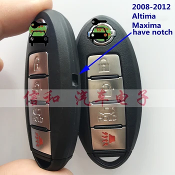 Masina noua Keyless Go Smart Card de acces fără cheie de la Distanță Cheie 4 Butoane 315Mhz cu Cip ID46 pentru Nissan Altima, Maxima Sentra 2008-2012 An