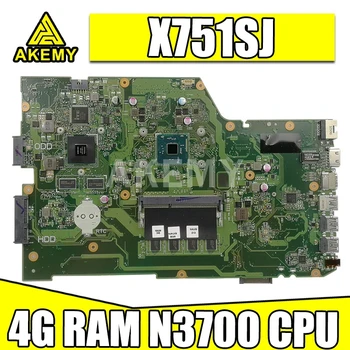 90NB07S0-R00010 pentru ASUS X751SV X751SJ X751S Laptop Placa de baza 4G/N3700 CPU GT920M