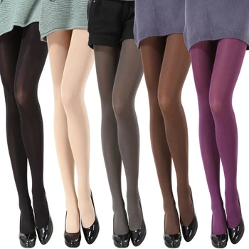 Femei Dresuri Ciorapi De Iarnă Caldă De Înaltă Elastic Elastic Ciorapi De Nailon Fără Sudură, Dres Fete Famale Ciorap Subțire Medias
