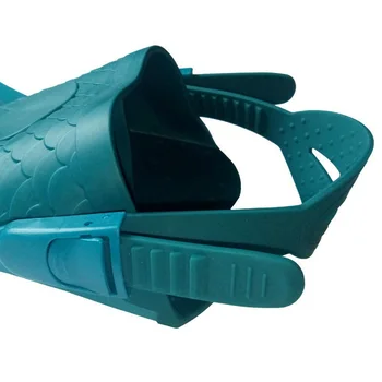 1BUC Aripioare Inot Sirena Monofin Aripioara Inotatoare Reglabil Înot Jucărie Cozi pentru Fete Baieti Copii Verde Albastru Roz Culori 5-15Y