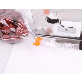 Din Oțel Inoxidabil Tape Cutter Dozator Supermarket Pungă De Plastic De Etanșare Mașină De Ambalare Produse Alimentare De Etanșare Mini Fructe Capsator Packer
