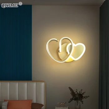 Modernă cu LED-uri Lămpi de Perete Pentru Camera de zi Dormitor Noptieră Studiu Coridor, Culoar Nou Aurul Negru Lumina Interioară corp de Iluminat Estompat