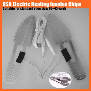 10p USB Încălzire Electrică Tălpi Chips-uri,Clar animale de COMPANIE Metal de Înaltă calitate de Film de Încălzire,se Potrivesc pentru 36 de~45 metri,în aer liber, Iarna Cald Tălpi