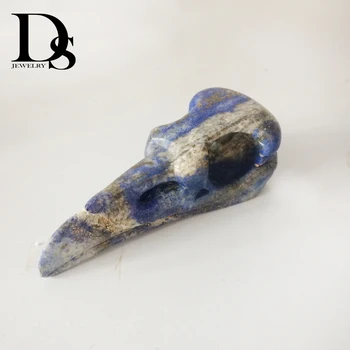 Naturale Cristal De Cuarț HandCarved Craniu De Pasăre Figurina Rose Quartz Craniu,Lapis Lazuli Craniu,Obsidian Craniu,Vindecare De Cristal Constantin