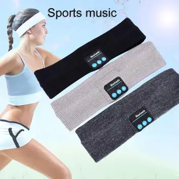 Yoga Sport de Muzică fără Fir Bluetooth Telefon Căști Masca de Somn Sport Bentita Moale Căști cu Microfon de Dormit Căști Bandă de susținere