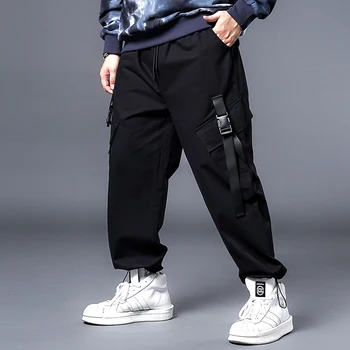 Plus 7XL 5XL 6XL Nou Fierbinte Hip Hop Streetwear Fascicul de Picior Pantaloni Jogger de Agrement Pantaloni Sport Barbati Buzunar Moda Barbati Pantaloni
