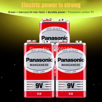 20BUC Original Panasonic Greencell PP3 6F22 6LR61 MN1604 9V Block Grele Baterie