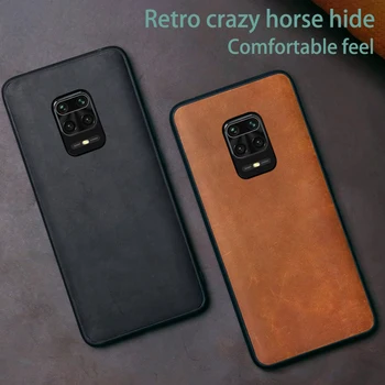 Piele Caz de Telefon Pentru Xiaomi Redmi Note 9 8 7 7a 6 K30 Km 9 se 9T 10 Lite A3 se Amestecă 2 Max 3 Poco F1 X2 F2 Pro Crazy Horse Piele