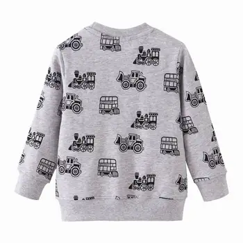 SAILEROAD Tractoare de Imprimare Băieți Bluze de Toamnă de Primăvară de Îmbrăcăminte pentru Copii din Bumbac pentru Băieți Copii Haine Copii Hanorace