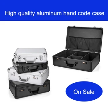 Aluminiu Instrument caz valiza de scule cutie de Fișier rezistent la Impact de securitate echipamente aparat de fotografiat cazul Eșantionului de Afișare set de Instrumente