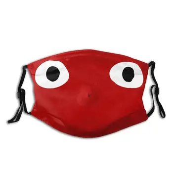 Roșu Pikmin Non-Unică folosință Gura Masca de Fata Joc Anti-Ceață Capac Protecție Praf Respirat Inabusi Masca cu Filtre
